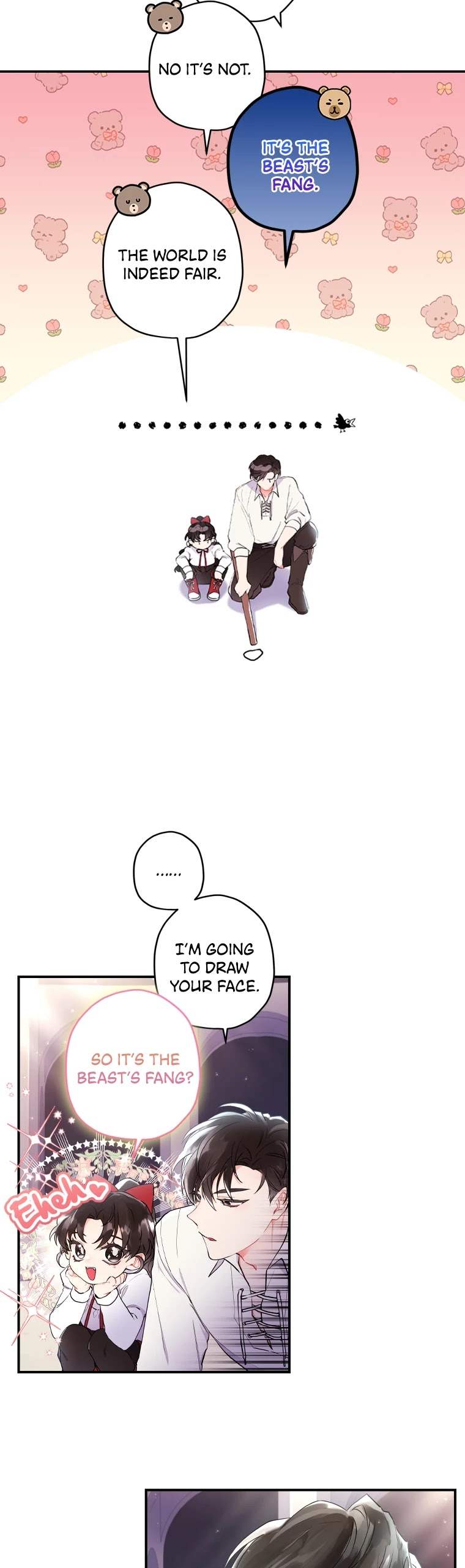 Read The Male Lead's Little Lion Daughter EN Manga Online
