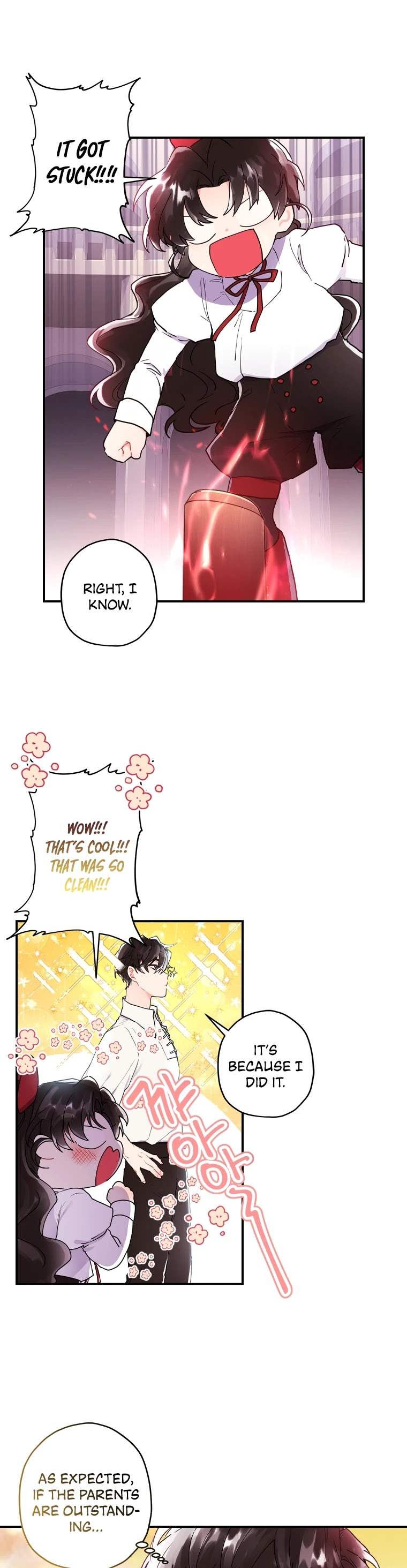 Read The Male Lead's Little Lion Daughter EN Manga Online