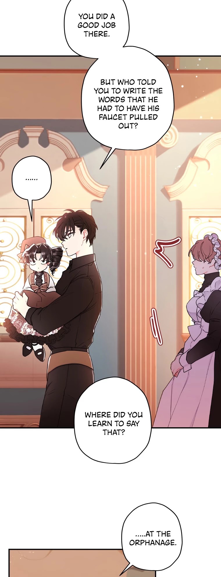 Read The Male Lead's Little Lion Daughter EN Manga Online