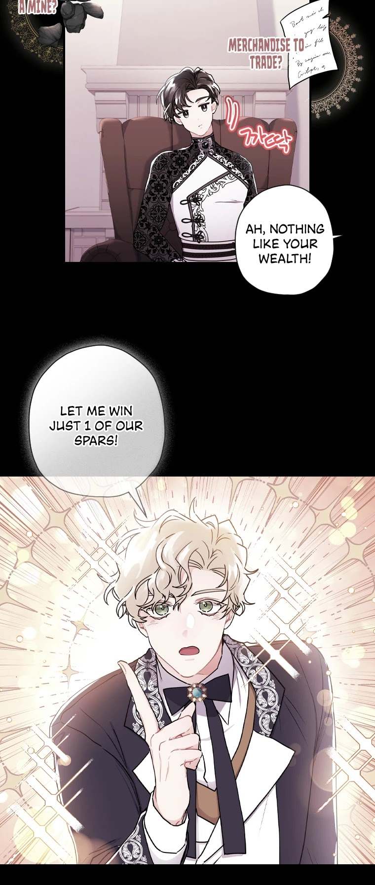 Read The Male Lead's Little Lion Daughter EN Manga Online
