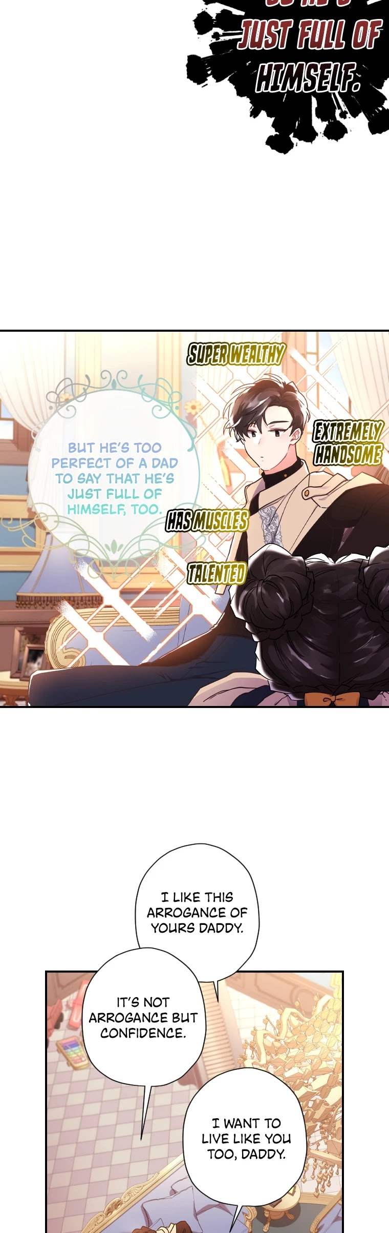 Read The Male Lead's Little Lion Daughter EN Manga Online