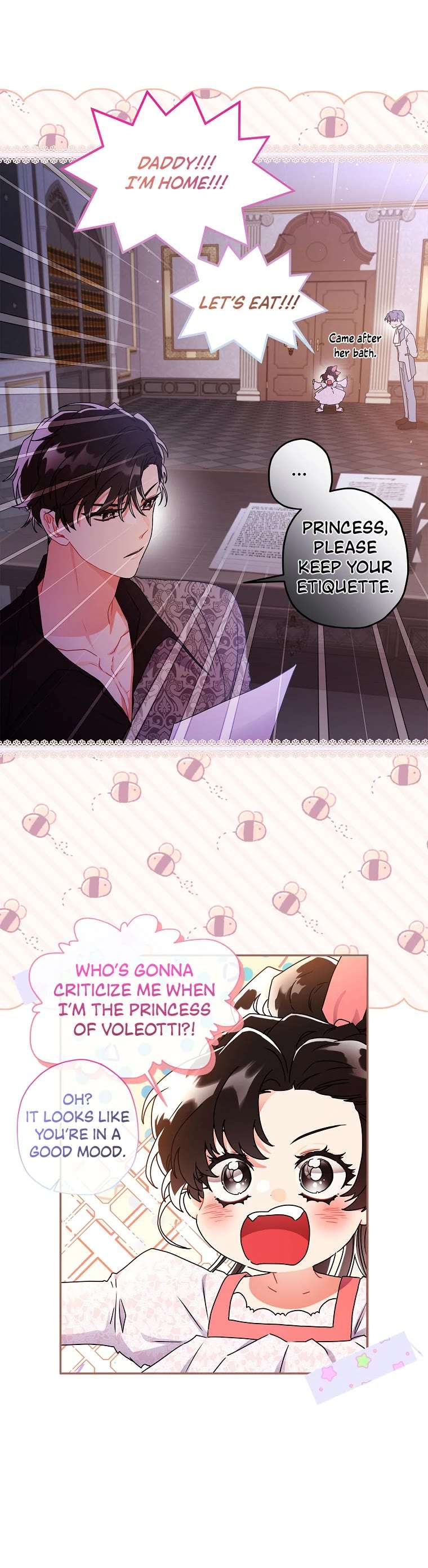 Read The Male Lead's Little Lion Daughter EN Manga Online