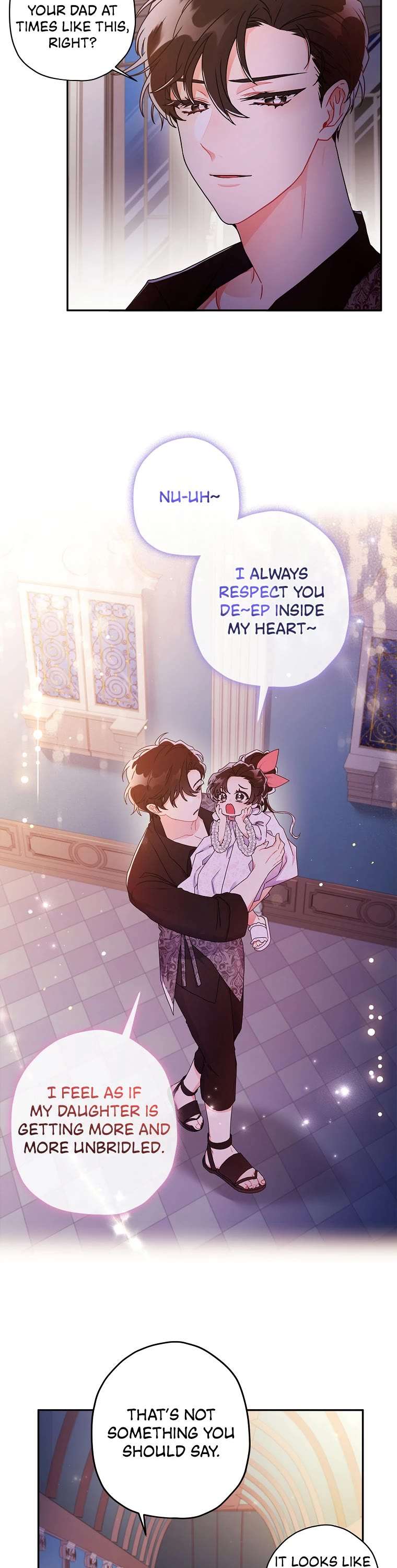 Read The Male Lead's Little Lion Daughter EN Manga Online