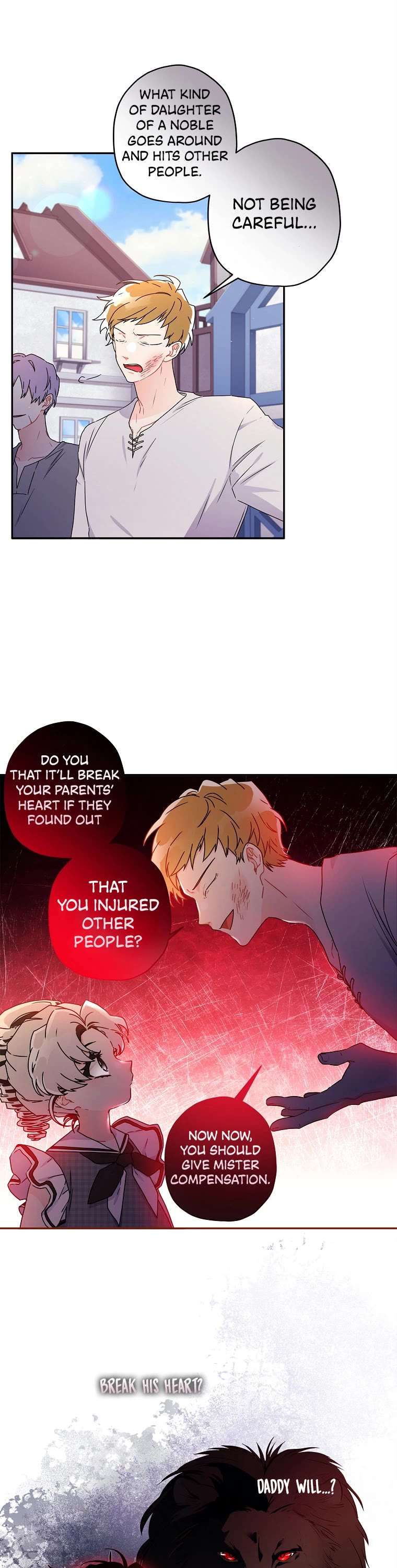 Read The Male Lead's Little Lion Daughter EN Manga Online