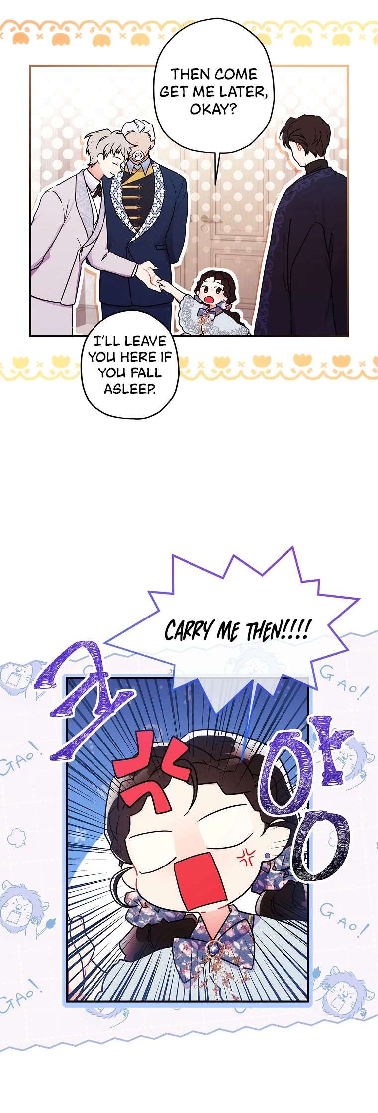 Read The Male Lead's Little Lion Daughter EN Manga Online