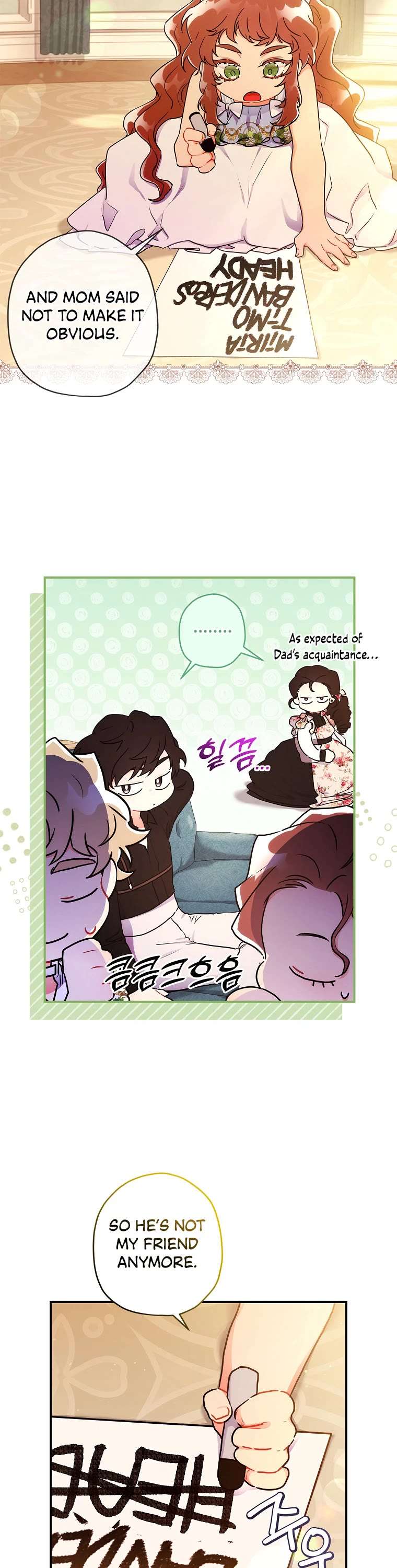 Read The Male Lead's Little Lion Daughter EN Manga Online