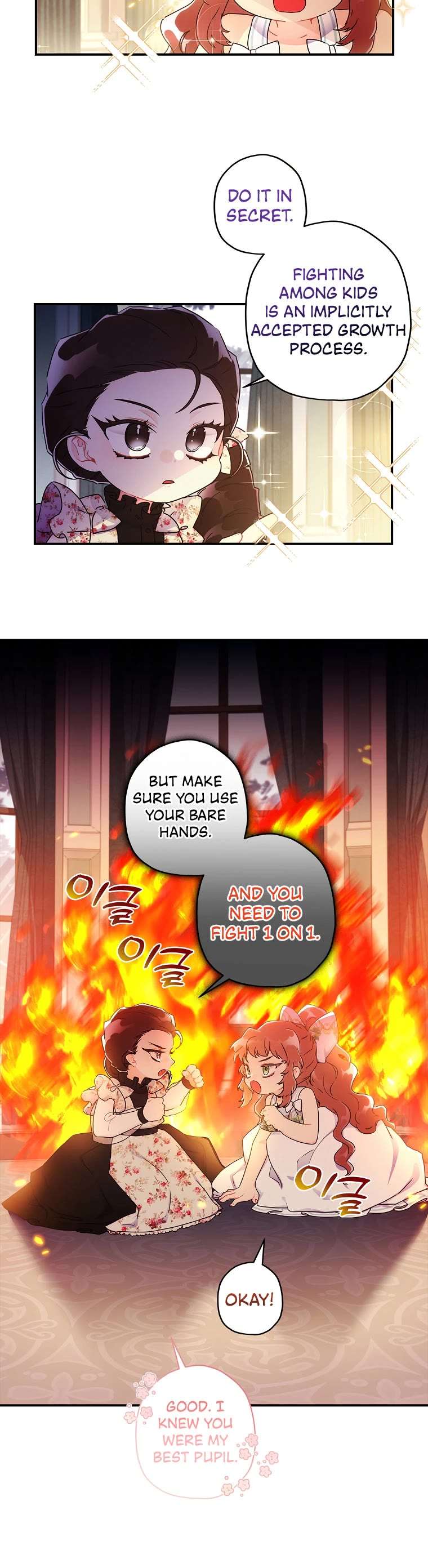 Read The Male Lead's Little Lion Daughter EN Manga Online
