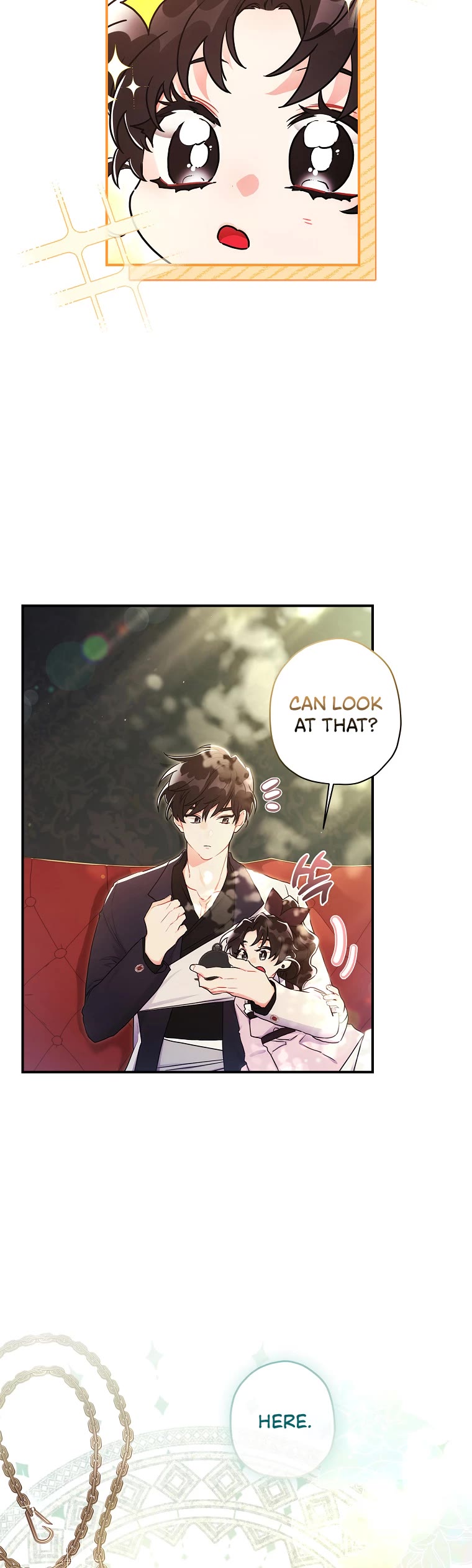 Read The Male Lead's Little Lion Daughter EN Manga Online