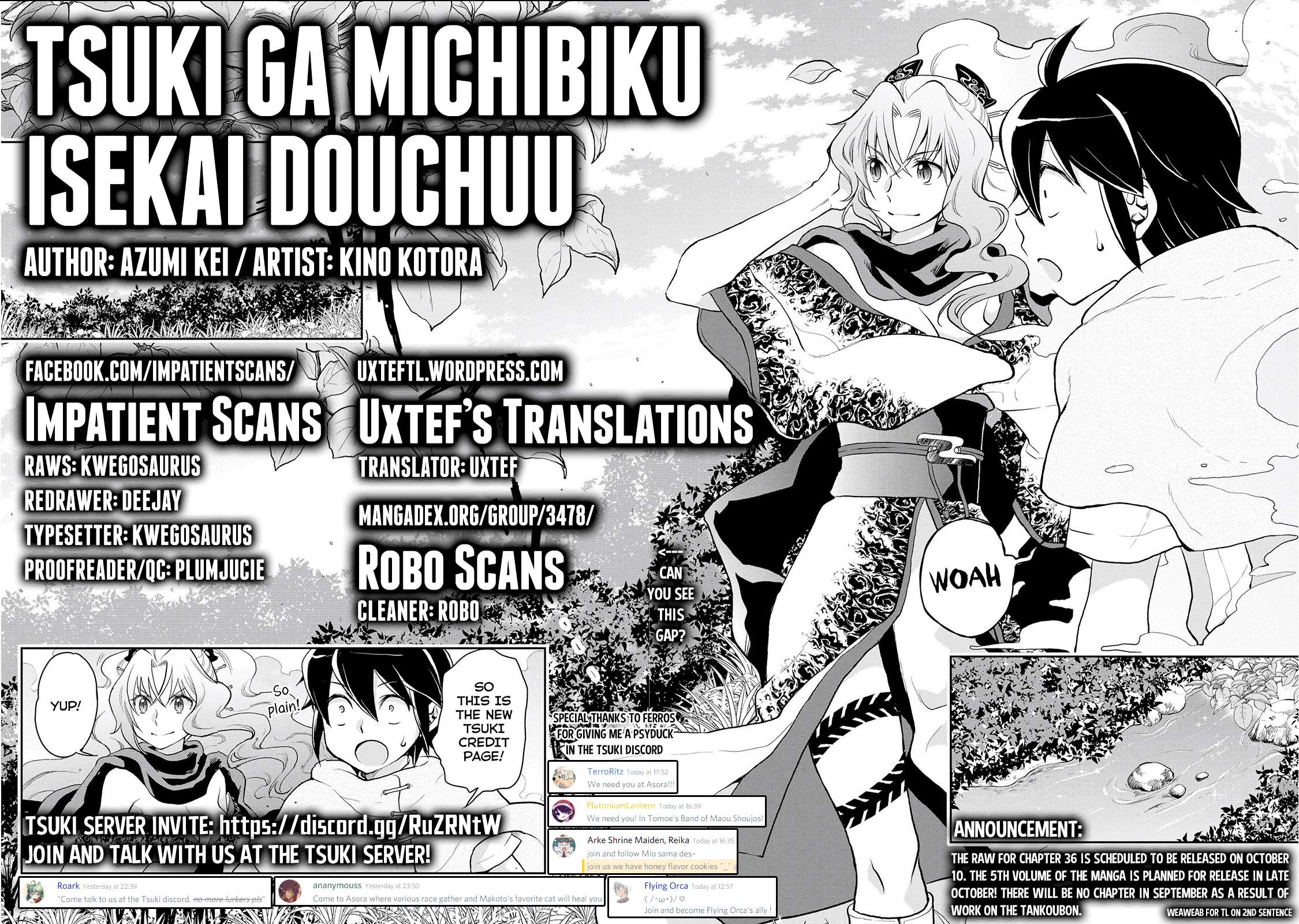 Read Tsuki ga Michibiku Isekai Douchuu EN Manga Online