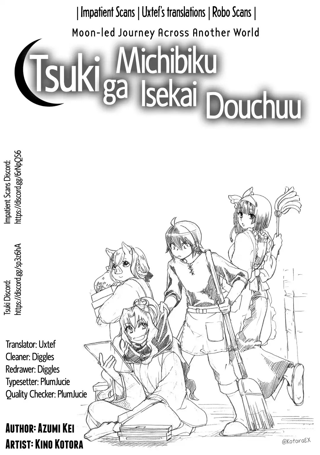 Read Tsuki ga Michibiku Isekai Douchuu EN Manga Online