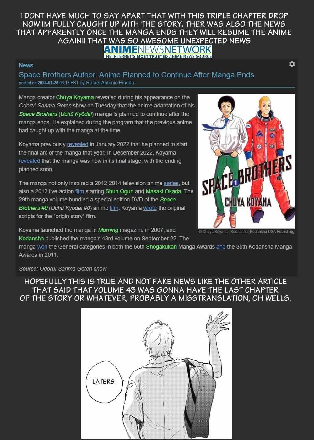 Read Uchuu Kyoudai EN Manga Online