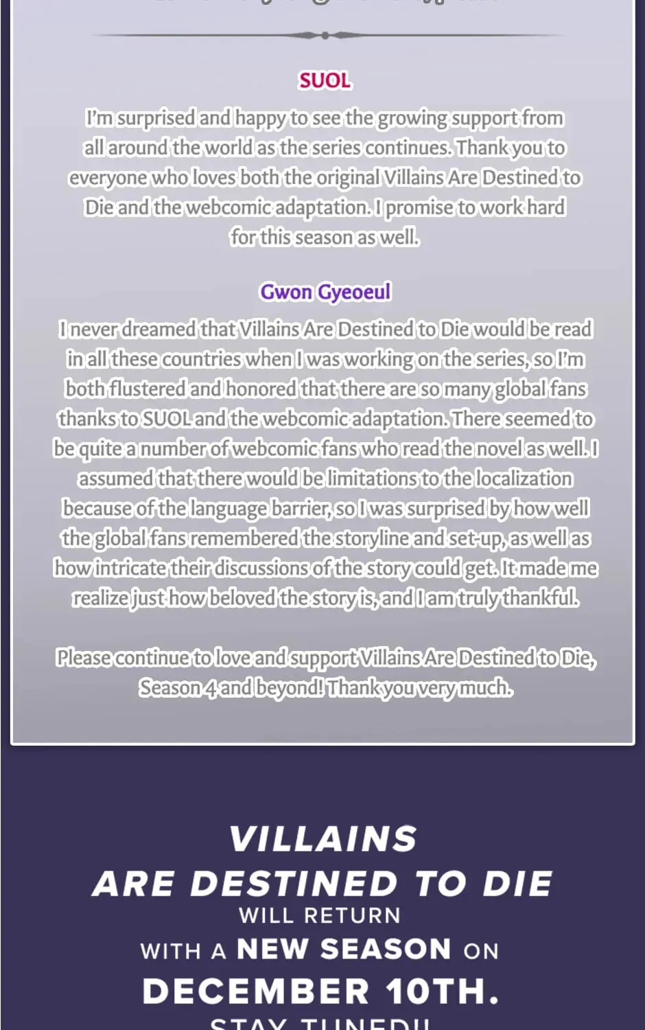 Read Villains Are Destined to Die EN Manga Online