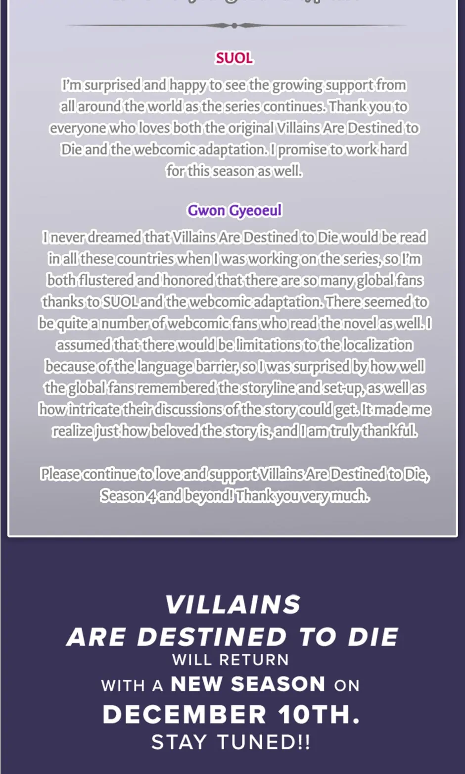 Read Villains Are Destined to Die EN Manga Online