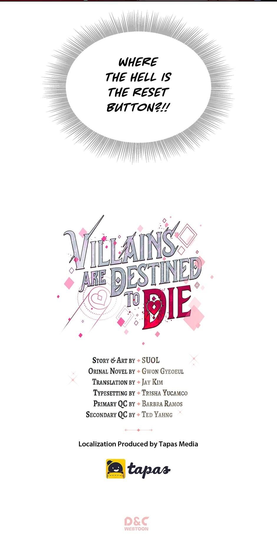 Read Villains Are Destined to Die EN Manga Online