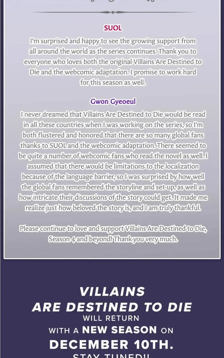 Read Villains Are Destined to Die EN Manga Online