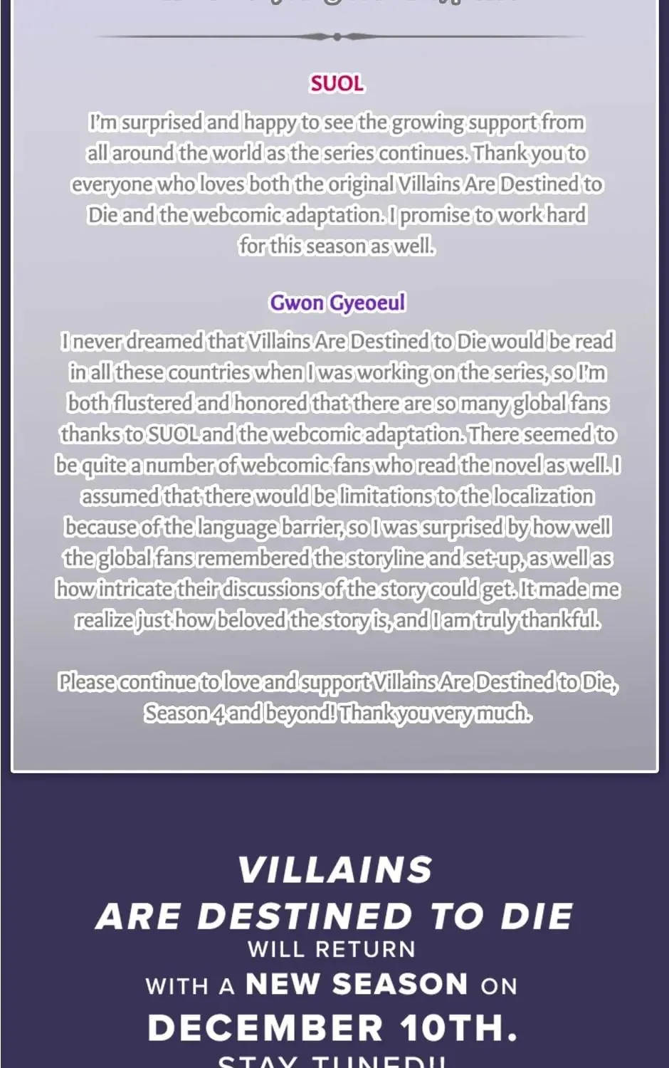 Read Villains Are Destined to Die EN Manga Online
