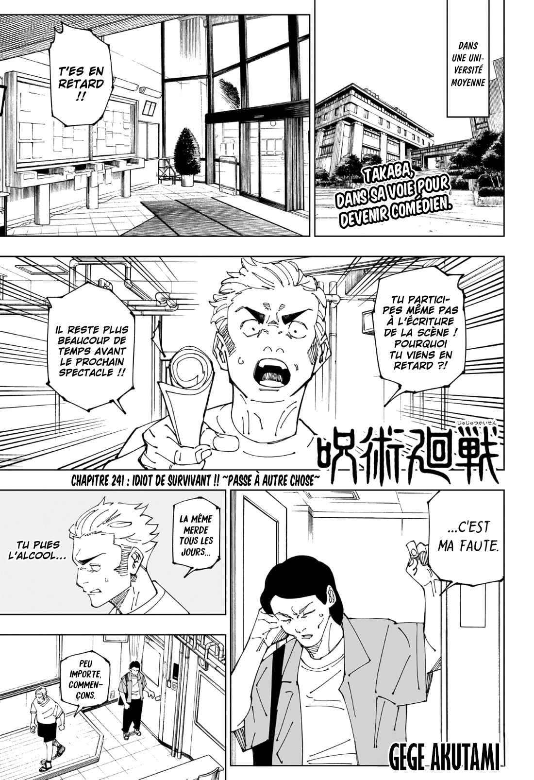 Read Jujutsu Kaisen FR Manga Online