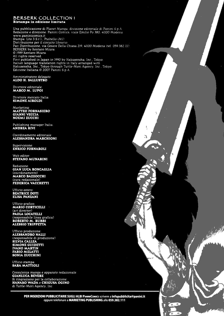Read Berserk IT Manga Online