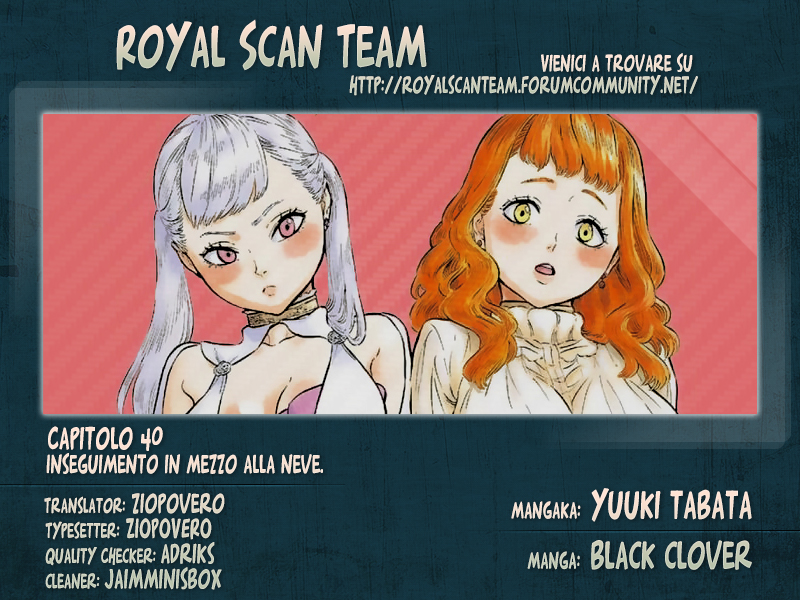 Read Black Clover IT Manga Online